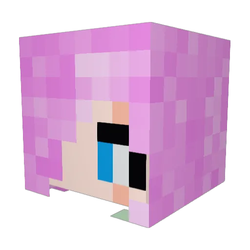 ITsRYDLTime Minecraft avatar head, 3D render