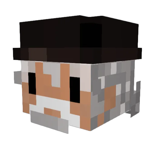 ITsSiavash Minecraft avatar head, 3D render