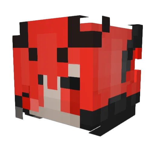 ITz0_0 Minecraft avatar head, 3D render