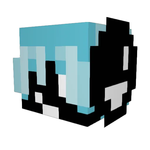 ITzCharl13 Minecraft avatar head, 3D render