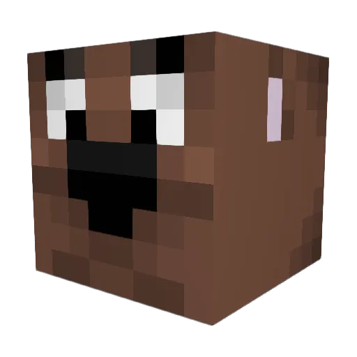 ITzElxtric Minecraft avatar head, 3D render