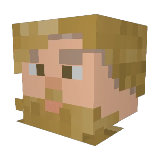ITzErkaN Minecraft avatar head, 3D render