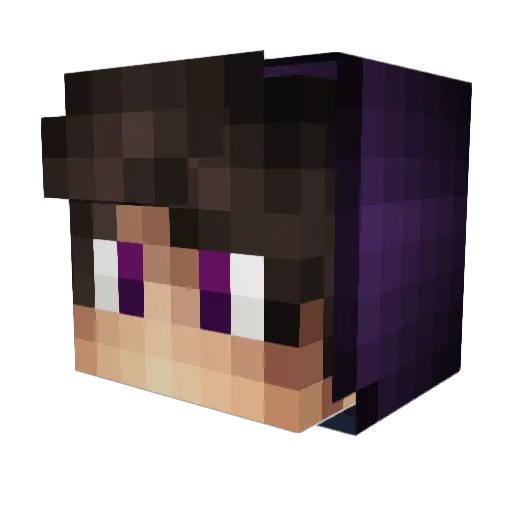 ITzMqtt_ Minecraft avatar head, 3D render