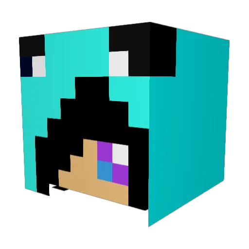 IUMonkey Minecraft avatar head, 3D render
