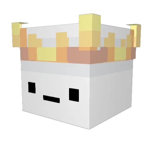 IU_LILAC Minecraft avatar head, 3D render