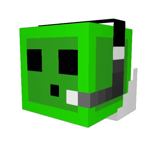 IUludag Minecraft avatar head, 3D render