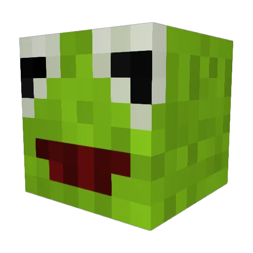 IUsePS4 Minecraft avatar head, 3D render