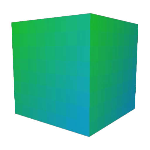 IV0487 Minecraft avatar head, 3D render