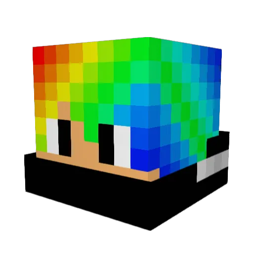 IVAN_GORL Minecraft avatar head, 3D render