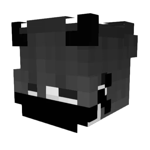 IVIanuu Minecraft avatar head, 3D render