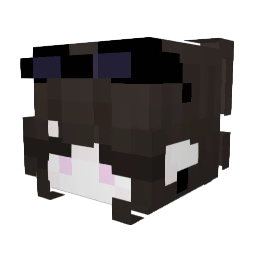 IVIom Minecraft avatar head, 3D render