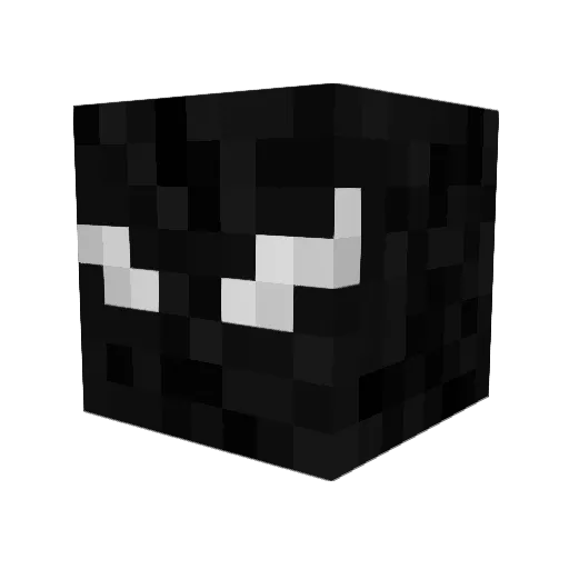 IVWIZ Minecraft avatar head, 3D render