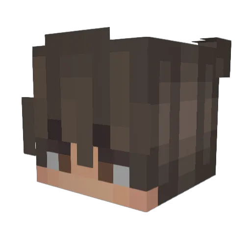 IVY_ME0W Minecraft avatar head, 3D render