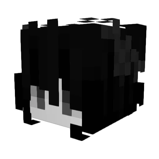 IVYx141 Minecraft avatar head, 3D render