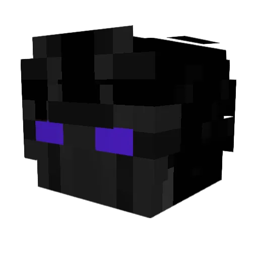 IVoxuI Minecraft avatar head, 3D render
