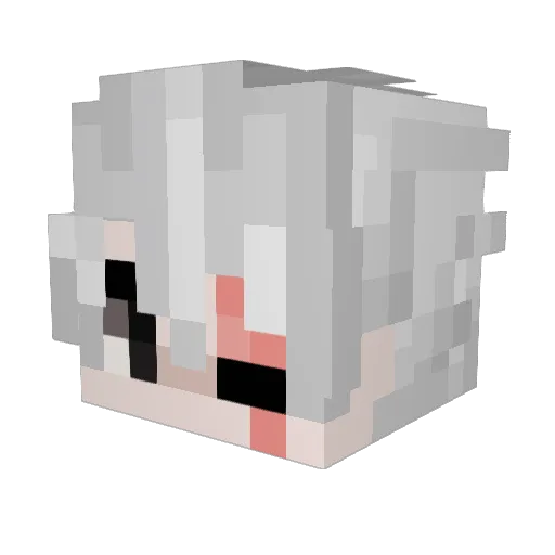 IWKO31 Minecraft avatar head, 3D render