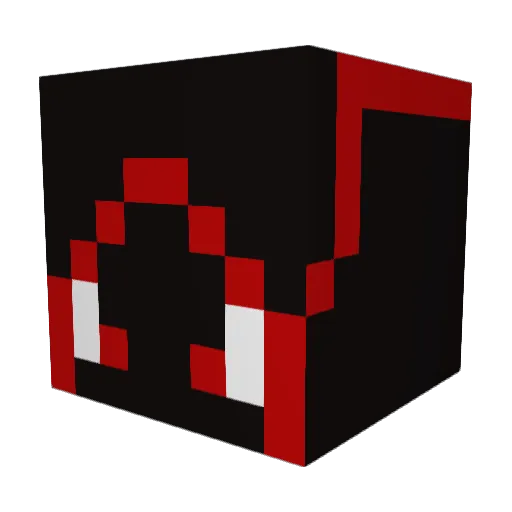 IWRD02 Minecraft avatar head, 3D render