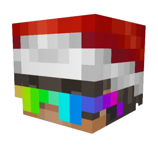IWantJinx Minecraft avatar head, 3D render