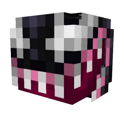 IWariorI Minecraft avatar head, 3D render