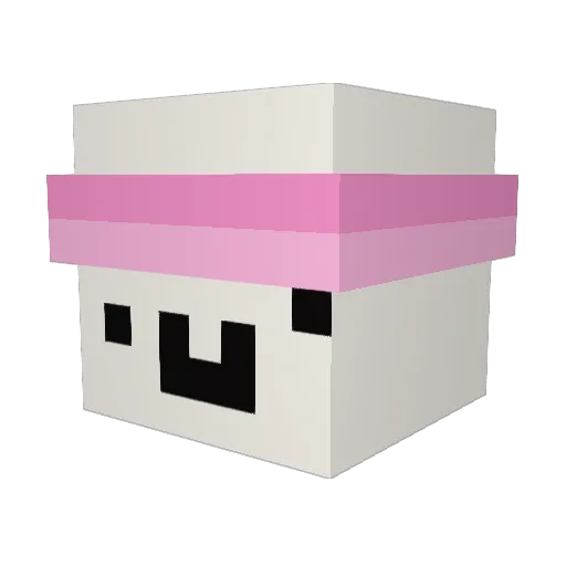 IWax0_0 Minecraft avatar head, 3D render