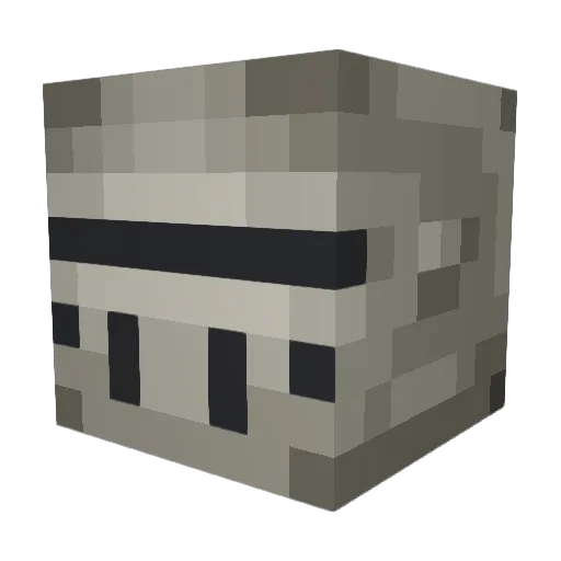 IWearSocks Minecraft avatar head, 3D render