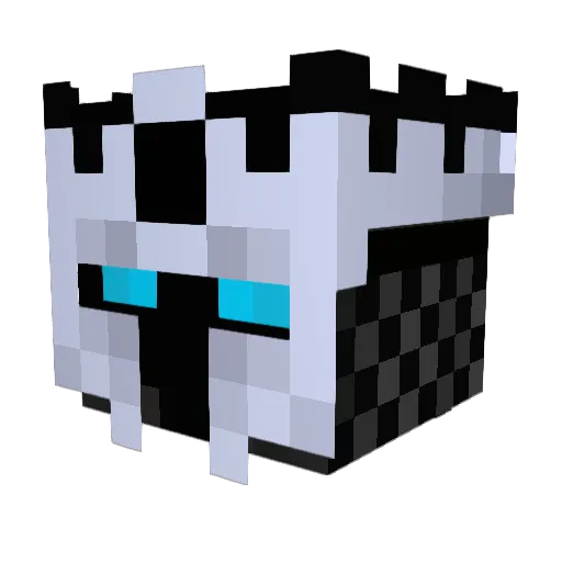 IWiziX Minecraft avatar head, 3D render