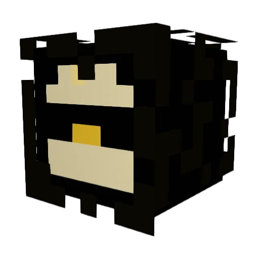IWouldStay Minecraft avatar head, 3D render