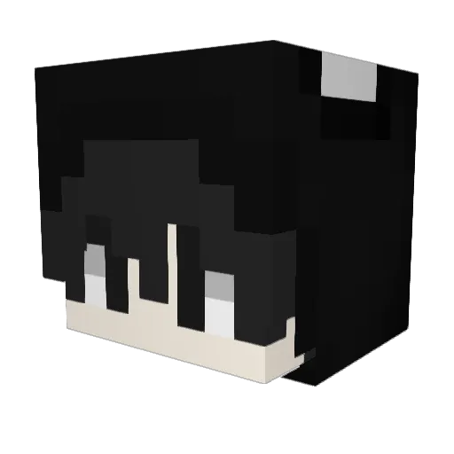 IWxine Minecraft avatar head, 3D render