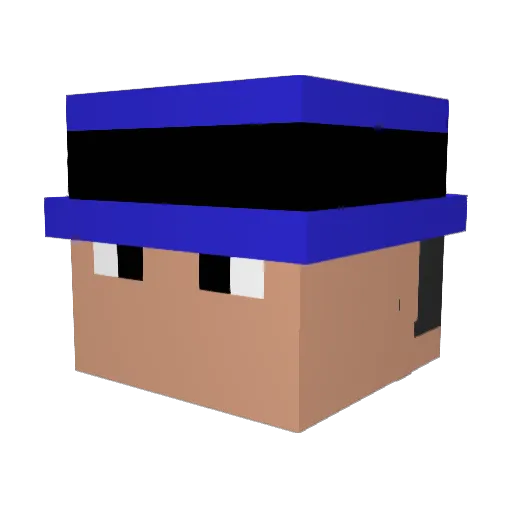 IXKingOFHell66x Minecraft avatar head, 3D render