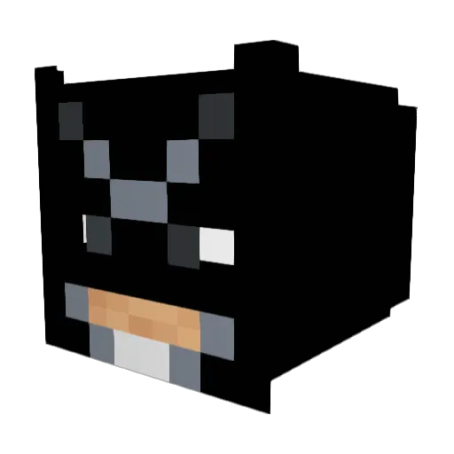 IXR3NXI Minecraft avatar head, 3D render