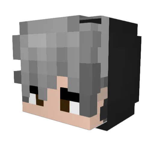 IXxKilluaxXI Minecraft avatar head, 3D render