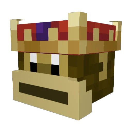 IYgoob Minecraft avatar head, 3D render