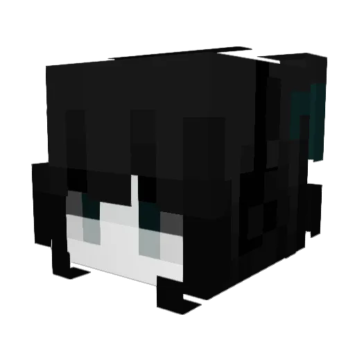 IZMUK Minecraft avatar head, 3D render