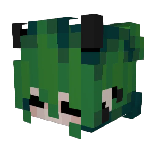 IZZ_MP3 Minecraft avatar head, 3D render