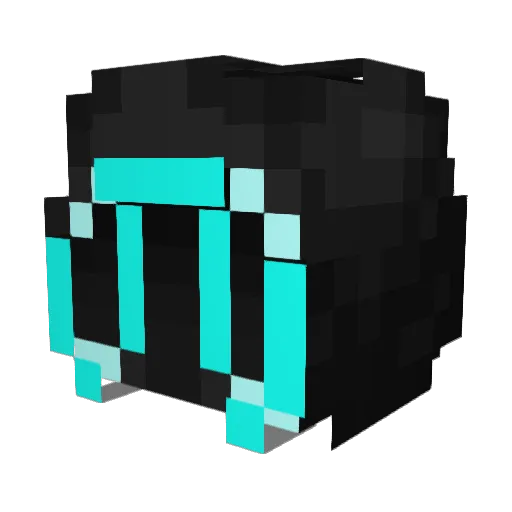 IZbeatZ Minecraft avatar head, 3D render