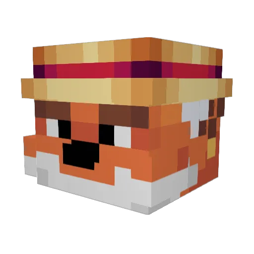 IZeroGravityI Minecraft avatar head, 3D render