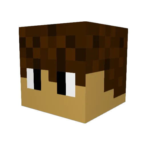 I_4lane_I Minecraft avatar head, 3D render