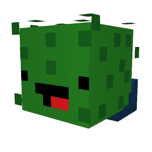 I_69_SeaPickles Minecraft avatar head, 3D render