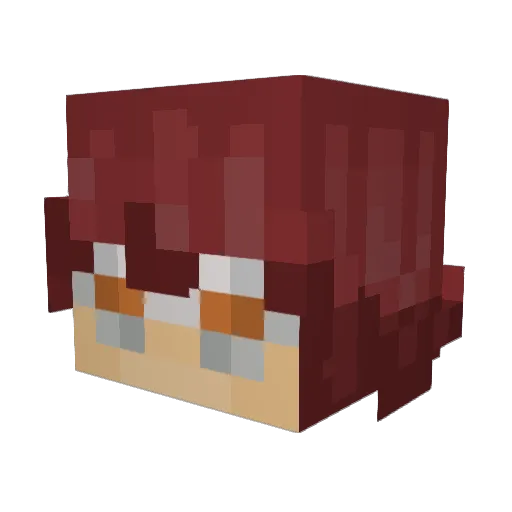 I_AL1VE_I Minecraft avatar head, 3D render
