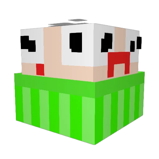 I_AM_AWESOMNESS Minecraft avatar head, 3D render