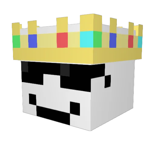 I_AM_A_GuyInApie Minecraft avatar head, 3D render