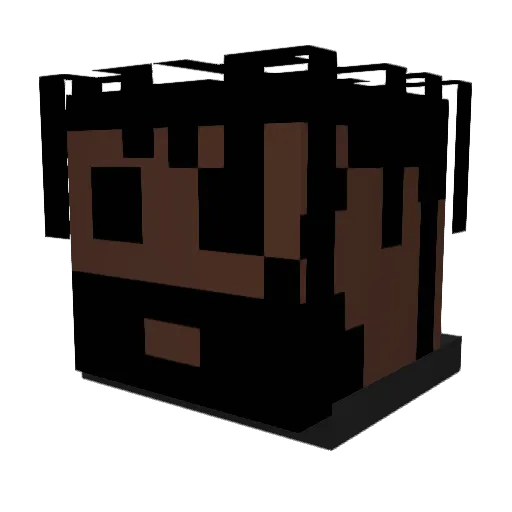 I_AM_DEMO_YO Minecraft avatar head, 3D render