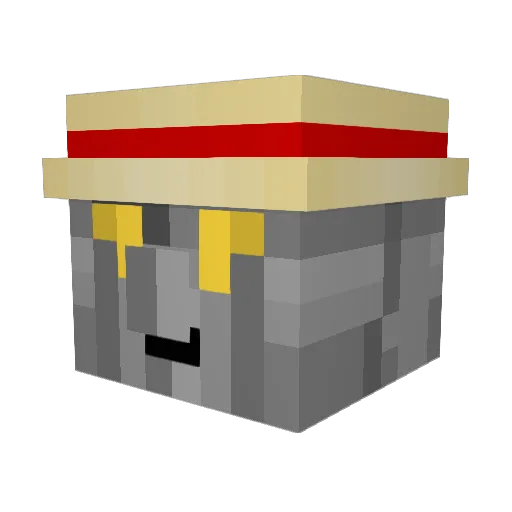 I_ARE_PABLO Minecraft avatar head, 3D render