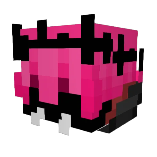 I_AmPost Minecraft avatar head, 3D render