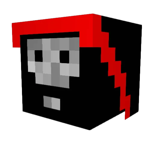 I_AmTheReaper Minecraft avatar head, 3D render