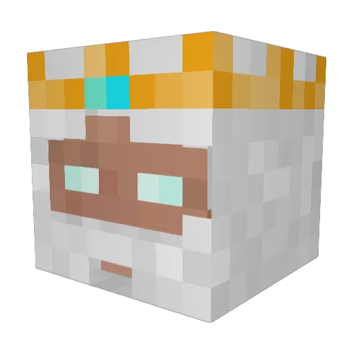 I_Am_Asirith Minecraft avatar head, 3D render