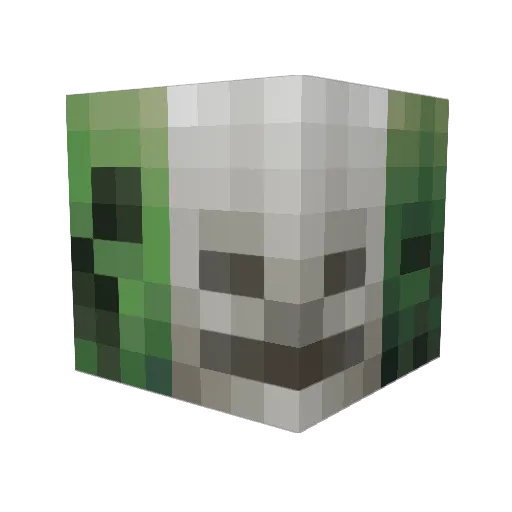 I_Am_Brackets Minecraft avatar head, 3D render