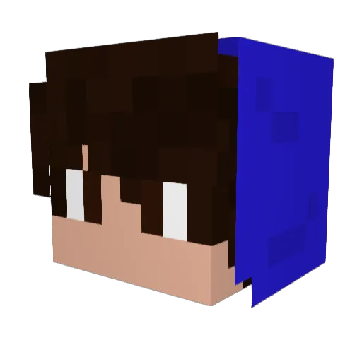 I_Am_Riel Minecraft avatar head, 3D render