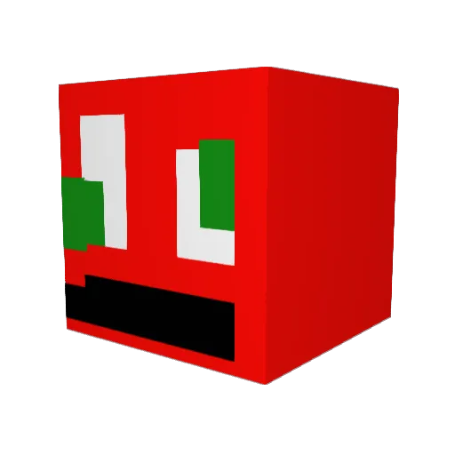 I_Am_SplifY Minecraft avatar head, 3D render