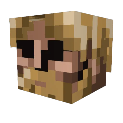 I_Am_Stanley Minecraft avatar head, 3D render
